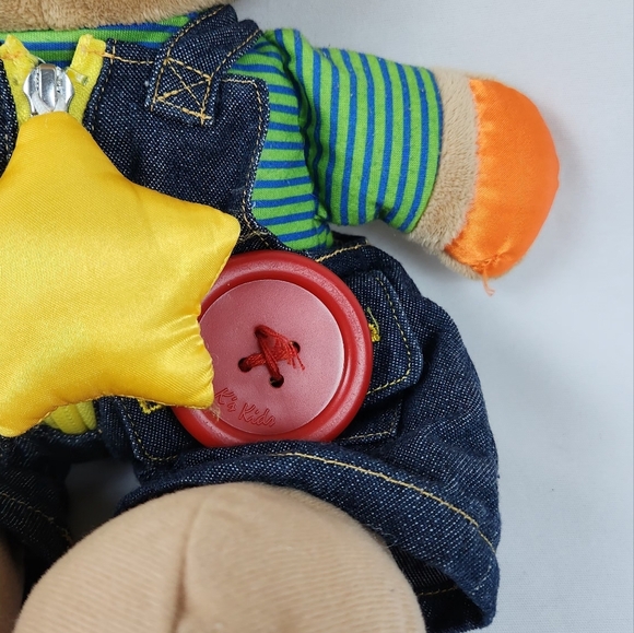 Melissa & Doug, K's Kids “Teddy Wear” Bear, Learn To Dress (No Shoes) Plush 13” - Picture 3 of 7